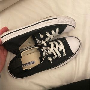 Black ankle converse